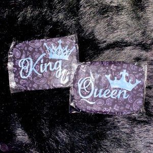 King and queen face mask New never used